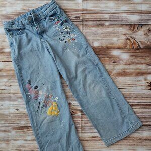 4/$12 Girls wide leg jeans